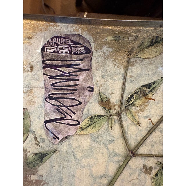 “Sacred Bamboo” Art Glass Tray. For Sale - Image 4 of 7