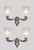 Pair of French Art Deco Double Uplight Wall Sconces by Jean Gauthier, 1930s For Sale - Image 4 of 7