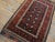 1890s Red Wine Geometric Tribal Antique Balouch Turkman Rug 3' 0'' X4' 9'' Handknotted Wool Carpet For Sale - Image 9 of 11
