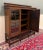 Antique English Jacobean Bookcase Bookshelf Cabinet Barley Twist Wavy Glass Oak For Sale - Image 14 of 18