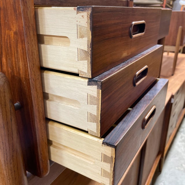 Arne Wahl Iversen Rosewood Danish Modern Planter For Sale In Miami - Image 6 of 9