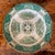 Set of Eight Green Fitzhugh Porcelain Butter Plates Along With a Serving Dish For Sale - Image 9 of 16