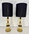 Italian Amber, Burgundy and Black Murano Glass Table Lamps, 2000s, Set of 2 For Sale - Image 10 of 14