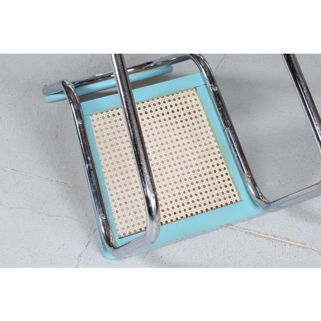 Art Deco Danish Dressing Table with Round Mirror and Chair, 1930s, Set of 2 For Sale - Image 9 of 16