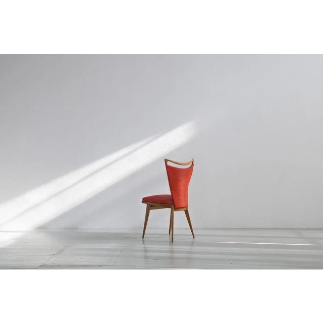 Chairs in Wood & Leatherette, 1950s, Set of 4 For Sale - Image 4 of 18