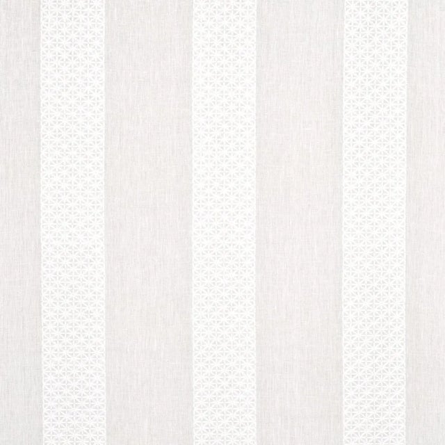 A tone-on-tone stripe, Charmant is a drapery weight linen. Embroidered stripes lend this pattern a uniquely subtle,...
