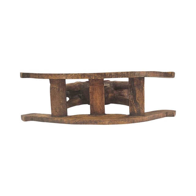 Mid-Century Mexican Folk Art Hand-Carved Polychrome Wooden Rocking Horse For Sale - Image 11 of 16