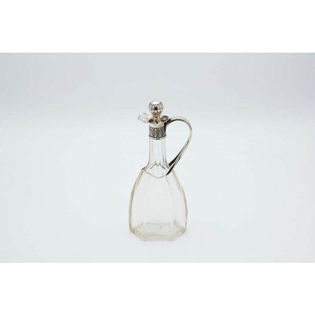Glass Liqueur Bottle with Lid For Sale - Image 4 of 4