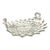 Vintage Fostoria American Clear 2056 Double Handled Glass Muffin Tray For Sale