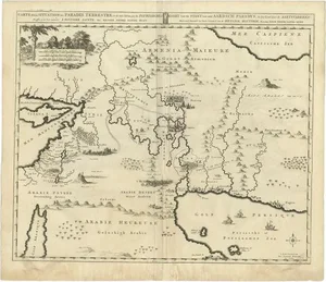 Antique Map of the Middle East by Mortier, 1700