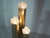 Gold Three Towers Brass Standing Lamp by Gaetano Sciolari, Italy, 1970s For Sale - Image 8 of 15