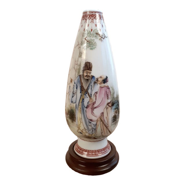 Early 20th Century Chinese Porcelain Wang Dafan Vase For Sale