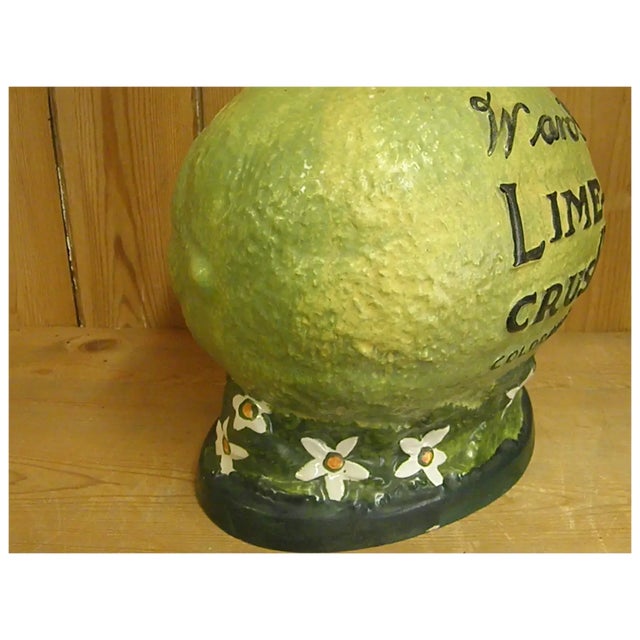 Rare 1910-20s Wards Lime Crush Syrup Dispenser For Sale - Image 12 of 18