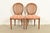 Karges French Regency Louis XVI Carved Walnut Cane Back Side Chairs or Dining Chairs, Pair For Sale - Image 13 of 13