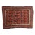 Antique Caucasian Square Rug - 3'11" X 5'1" For Sale