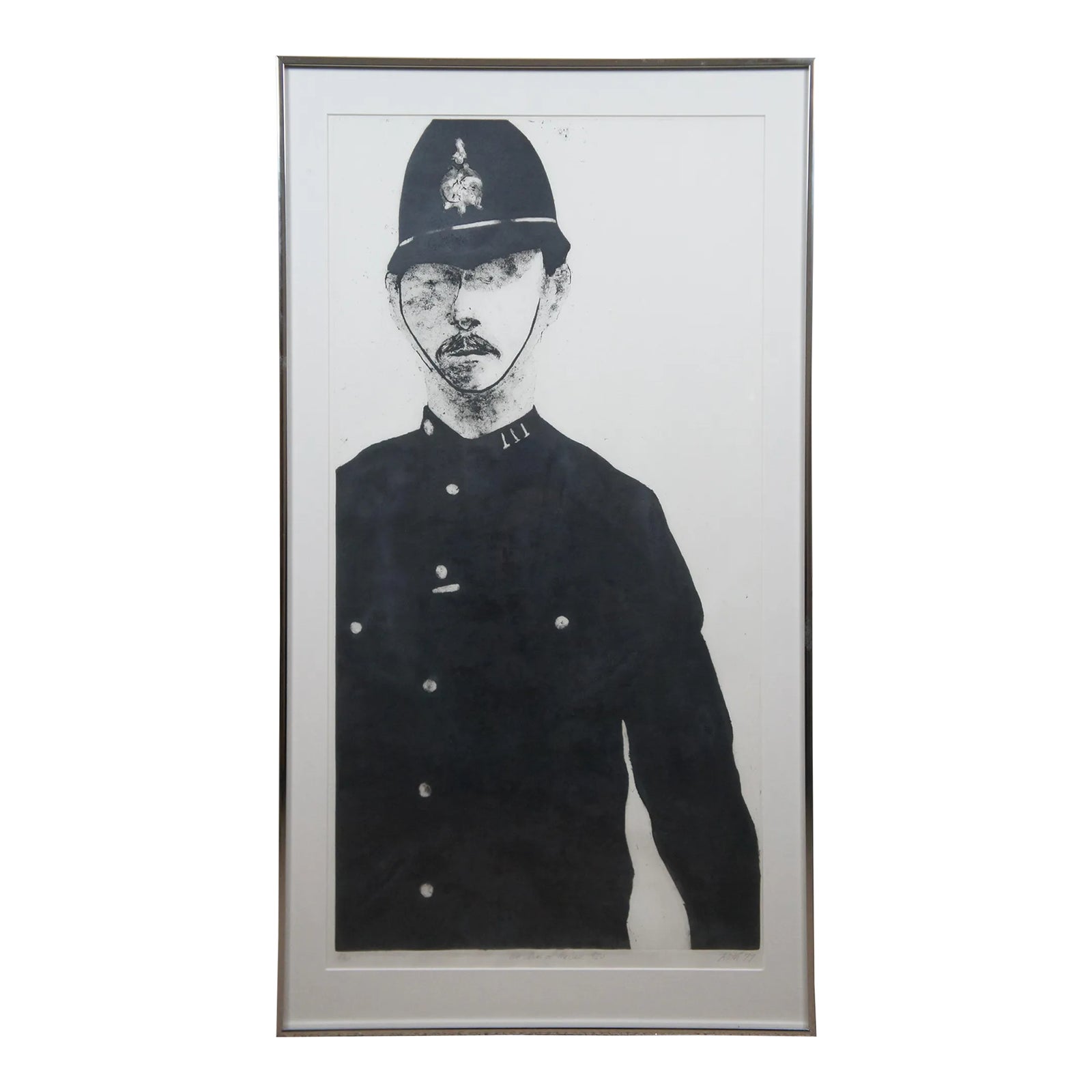 Charles Roth 1977 an Arm of the Law Black & White Police Aquatint ...