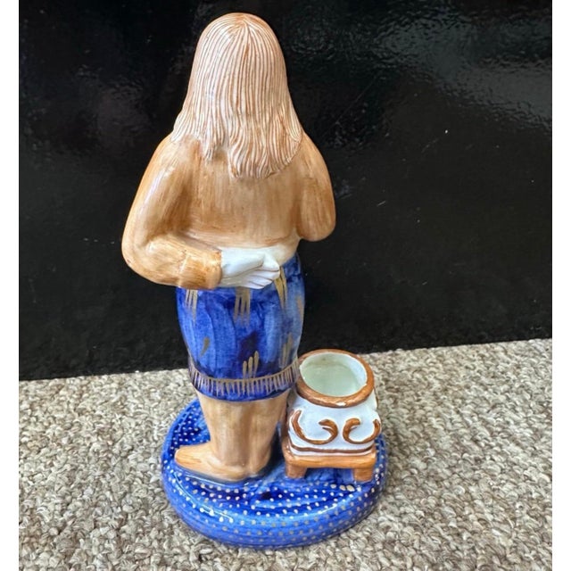 Porcelain Figure Signed TRE Spain Unusual Unique 7in Excellent condition no damages This beautiful porcelain figure from...