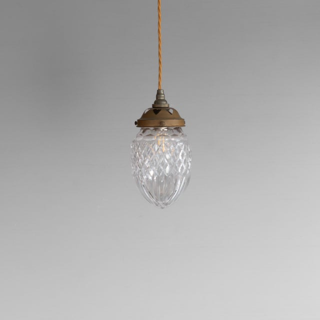 Metal Vintage Pendant Light, 1890s For Sale - Image 7 of 7