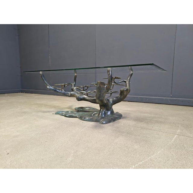 Hollywood Regency Vintage Bonsai Coffee Table by Willy Daro, 1970s For Sale - Image 3 of 14