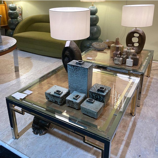 Brutalist Organic Bronze Table Lamp attributed to Robert Phandeve, 1970s For Sale - Image 10 of 11