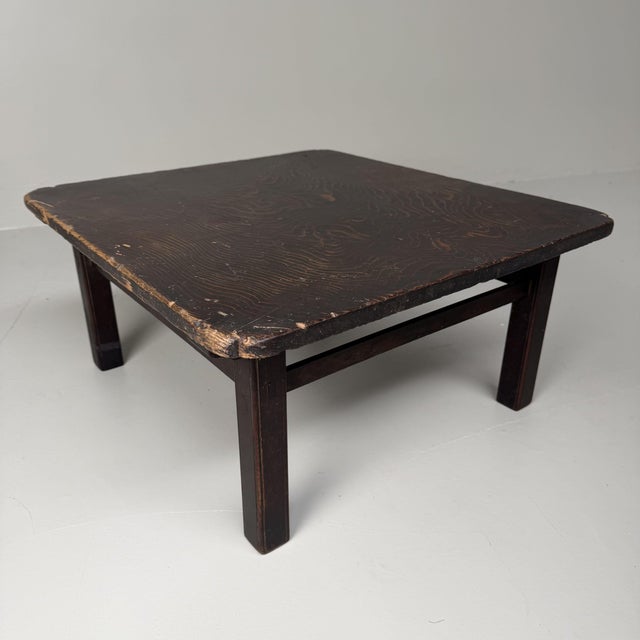 Low Japanese Minimalist Display Table, 1910s For Sale - Image 11 of 13