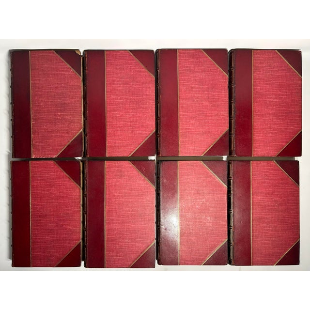 Late 19th Century Leather Volume Set, the Greville Memoirs - 8 Books For Sale - Image 13 of 15