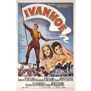 Ivanhoe R1962 U.S. One Sheet Film Poster For Sale