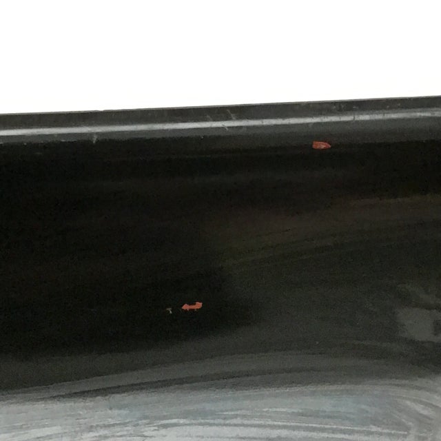 Mid 20th Century Mid-Century Couroc Herbs Spices Pepper Mill Mortar Pestle Black Lacquer Tray For Sale - Image 5 of 12