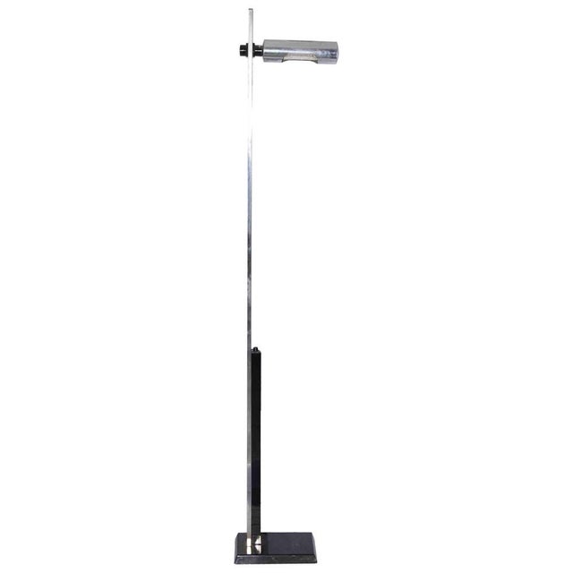 Metal Vintage Cromoluce Floor Lamp in Steel from Studio Stilnovo, Italy, 1970s For Sale - Image 7 of 7