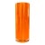 Vintage Orange Cased Glass Cylinder Vase, Mid-Century For Sale