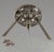 Loys Lucha French Art Deco Pendant Light 1930s - Enameled Pink Floral Bowl For Sale - Image 9 of 13
