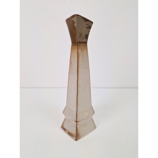 Cubist Pitcher Vase in Ceramic, 1950s For Sale - Image 6 of 11