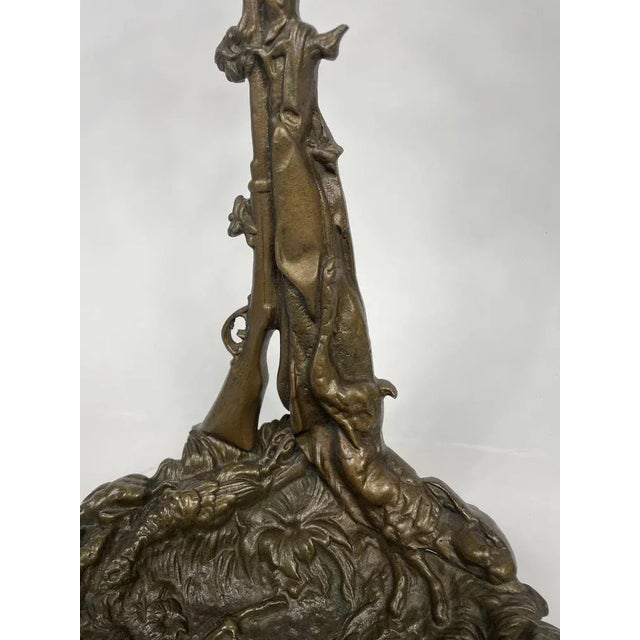 Solid Bronze Umbrella Holder, 1940s For Sale - Image 6 of 11