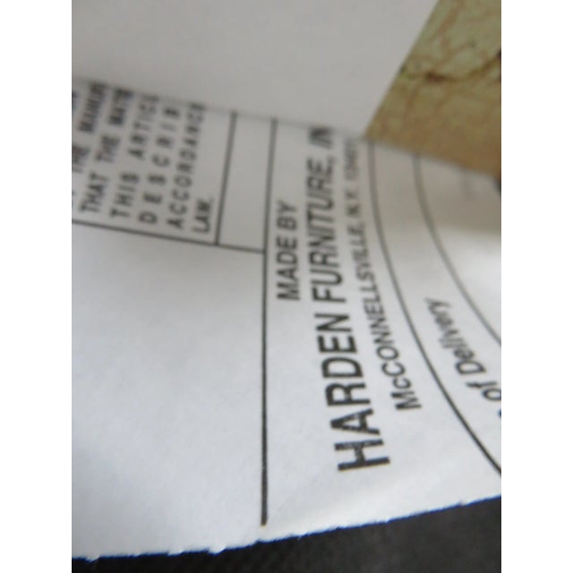 Harden Furniture Late 20th Century Modern Harden Iron & Leather Side Chair For Sale - Image 4 of 6