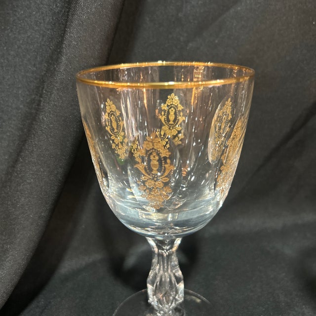 1990s Renaissance Tiffin Versailles Goblets - Set of 4 For Sale - Image 4 of 11