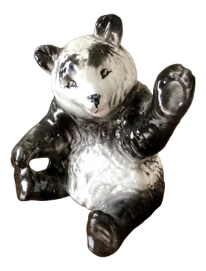 Vintage Italian Ceramic Panda