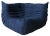 Blue Microfiber Togo Corner Chair by Michel Ducaroy for Ligne Roset For Sale