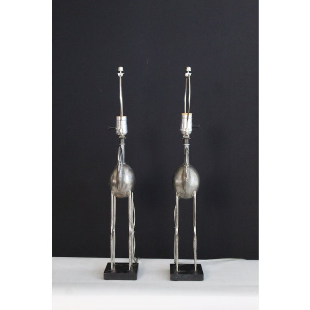 Early 20th Century Early 20th Century Tyndale Influence Trojan Horse Lamps - a Pair For Sale - Image 5 of 11