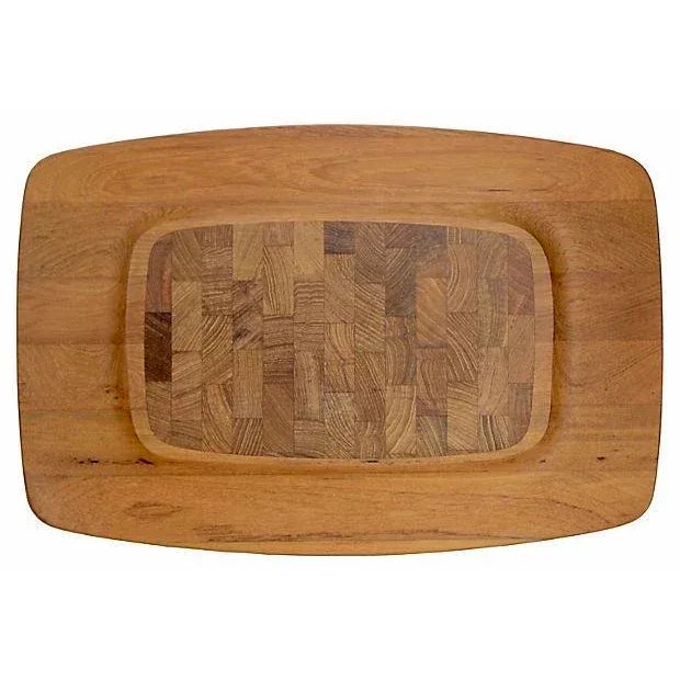 1960s Jens Quistgaard Dansk 18" Teak Charcuterie Tray For Sale In Chicago - Image 6 of 6