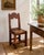 Folk Art Italian Chair with Carved Backrest, 1838, Wood For Sale - Image 9 of 10