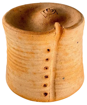 Button Jar Ceramic Decorative Object attributed to Giancarlo Scapin, Italy, 1970s