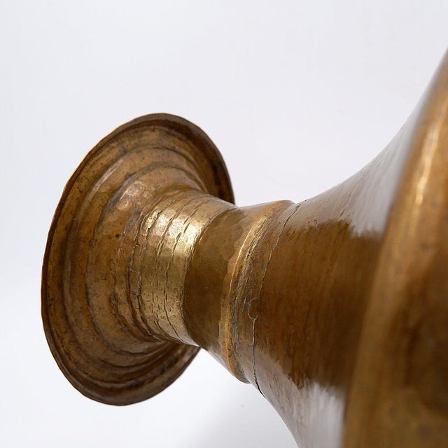 Hammered Copper Pital Ghalcha Vase, 20th Century For Sale - Image 10 of 14