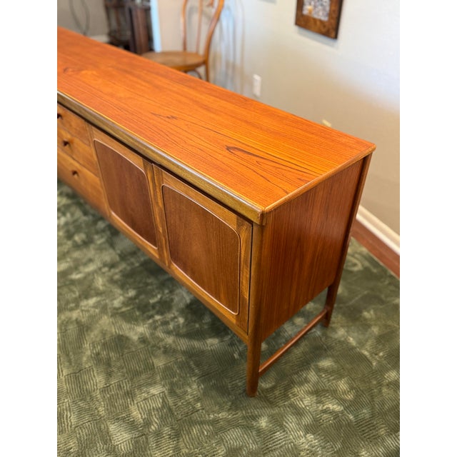 Long Teak Sideboard by Nathan Furniture, Called “Squares.” Made in the Uk Circa the 1960s For Sale - Image 10 of 12