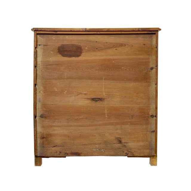 Late 19th Century Antique Swedish Tiger Birch Buffet, 1870 For Sale - Image 5 of 11