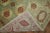 A superb small antique Turkish rug. Predominantly seafoam green and burnt gold giving it a faded, sublimed look, circa...