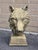 English Cast Stone Wolf Head Bust For Sale - Image 15 of 17