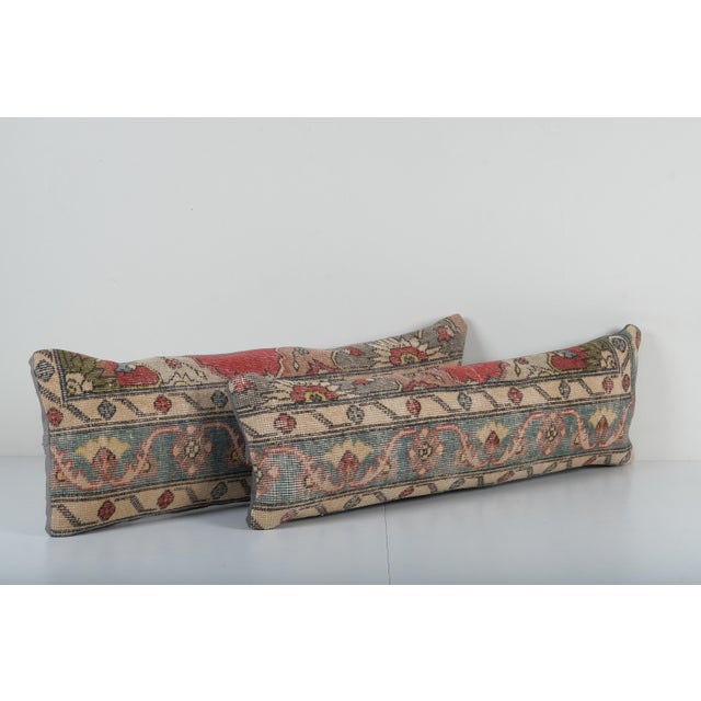 Turkish Rug Cushion Cover - a Pair For Sale - Image 4 of 5