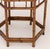 Wood Bamboo Hexagonal Occasional Table For Sale - Image 7 of 7