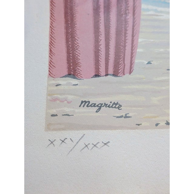 Fernand Mourlot, Rene Magritte, La Belle Captive, 1965, Lithograph, Framed For Sale - Image 4 of 10
