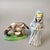 Christmas Hand-Painted Ceramic Nativity Set by Byron Molds, 13 Pieces (1973–1974) For Sale In Raleigh - Image 6 of 17